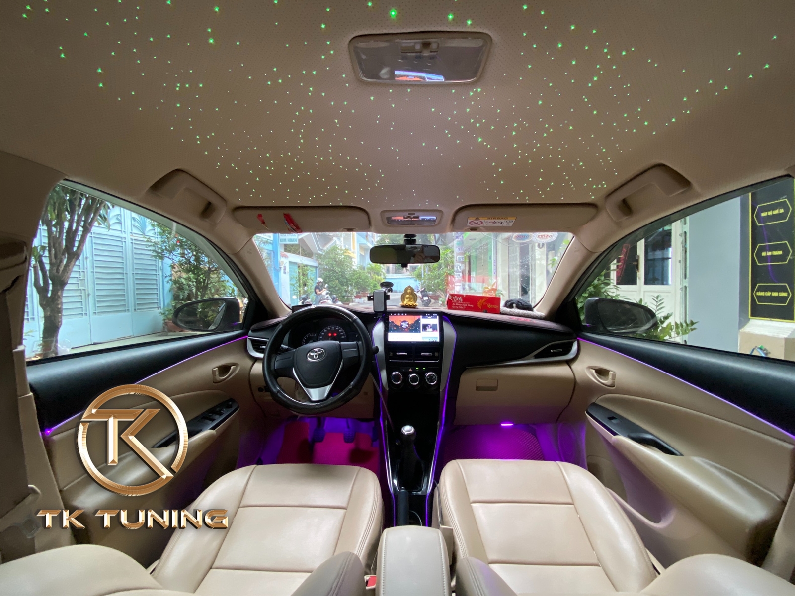 Dán Trần Da Cho Xe Toyota Vios Tại Tphcm Uy Tín